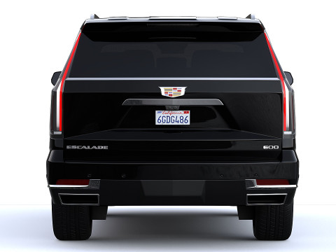 Cadillac Escalade Luxury ESV Luxury Platinum 2025 Model 3D