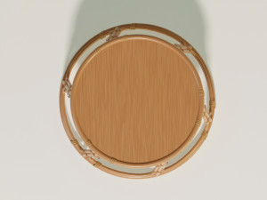 Bamboo table Modelo 3D