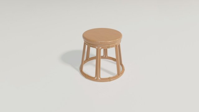 Coffee table Bamboo Modèle 3D .c4d .max .obj .3ds .fbx .stl .blend