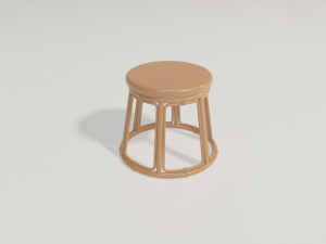 Coffee table Bamboo 3D 모델