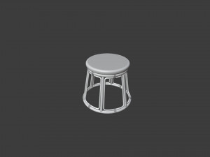 Coffee table Bamboo Modèle 3D