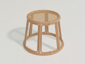 Coffee table Bamboo mesh 3Dモデル