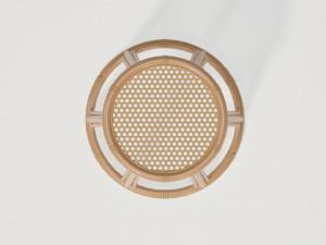 Coffee table Bamboo mesh 3D-Modell