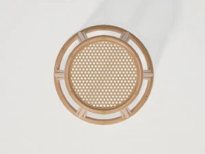 Coffee table Bamboo mesh 3D Model