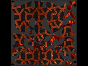 Готовий до гри фантастичний вогняний кабан 3D Модель