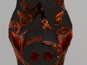 Game-ready fantasy fire boar 3D 模型