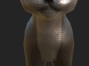 Game-ready Cat 3D Model