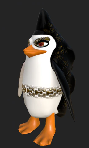Pinguim estilizado de fantasia pronto para jogo Modelo 3D .c4d .max .obj .3ds .fbx .stl .blend 
