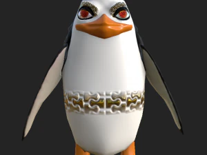 Pinguim estilizado de fantasia pronto para jogo Modelo 3D