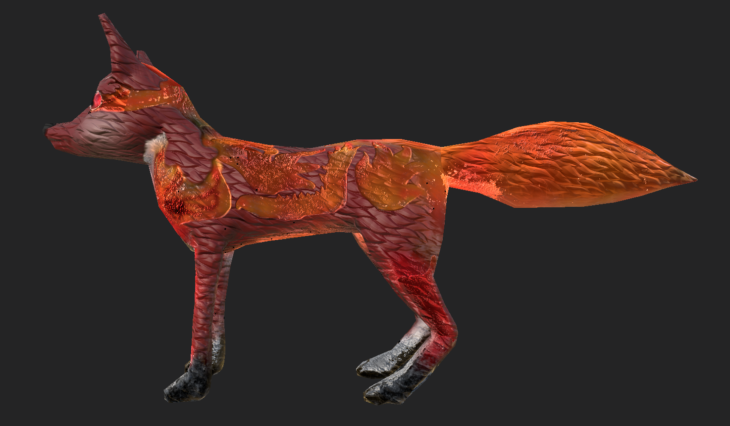 Fox 3d model