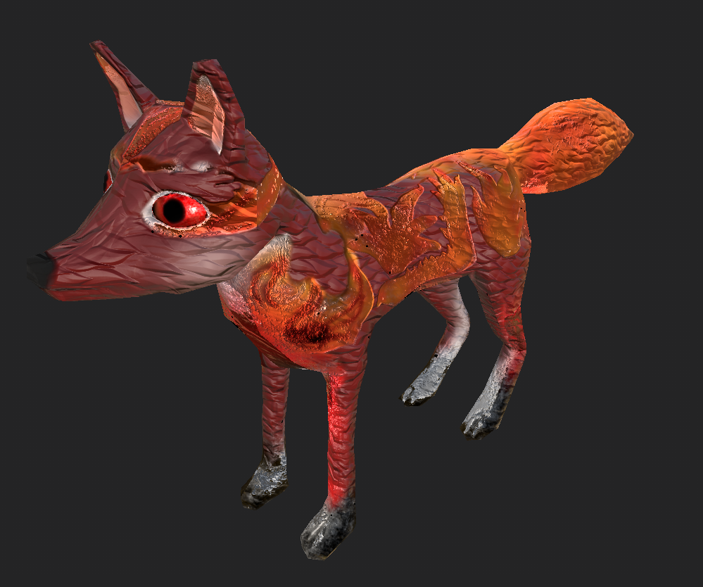 Fox 3d model
