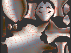 Game-ready fantasy fox Modelo 3D