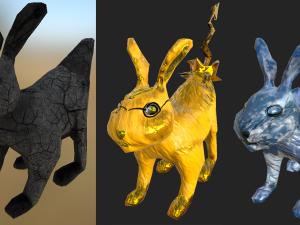 Game-ready fantasy rabbits 3D 模型