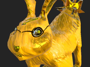 Coelhos de fantasia prontos para o jogo Modelo 3D