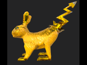 Game-ready fantasy rabbits Modello 3D