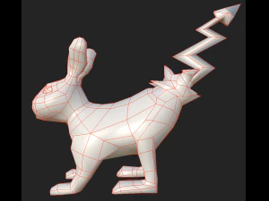 Coelhos de fantasia prontos para o jogo Modelo 3D