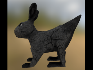 Game-ready fantasy rabbits Modello 3D