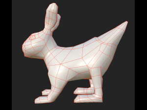 Coelhos de fantasia prontos para o jogo Modelo 3D