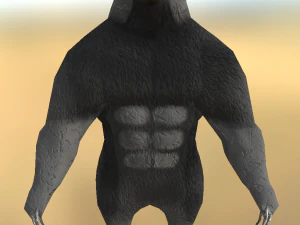 Низькополігональний казковий ведмідь 3D Модель