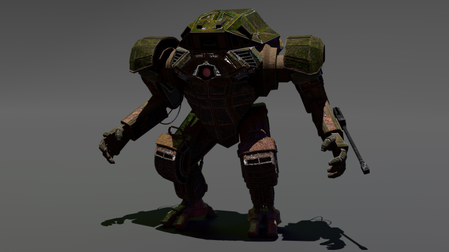 WarBot Modèle 3D .c4d .max .obj .3ds .fbx .stl .blend