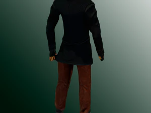 Low Poly Character 3D Model