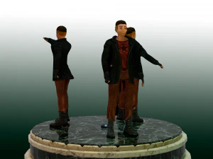 Low Poly Character 3D Model