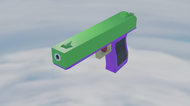 Pistol desert eagale CG 纹理 .c4d .max .obj .3ds .fbx .stl .blend 