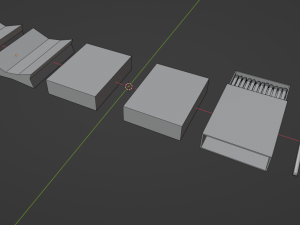 Matchbox and Matches 3D Low-poly Modello 3D