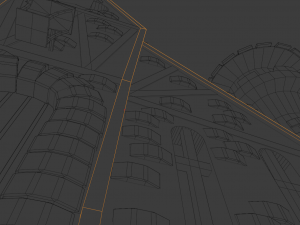 Castle at midnight 3D 模型