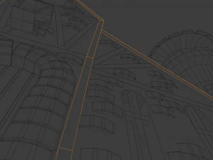 Castle at midnight 3D Model
