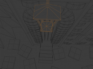 Castle at midnight 3D 模型
