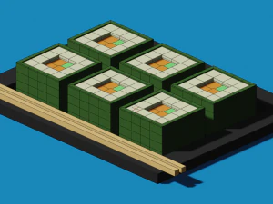 Sushi 3D Model