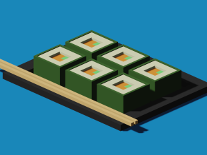 Sushi 3D Model