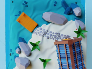 Beach house House by the Sea 3Dモデル