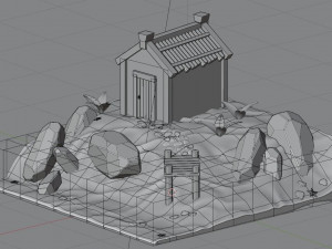 Beach house House by the Sea 3Dモデル