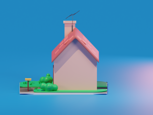 Stylized House 3D Model