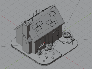 Stylized House 3D Model