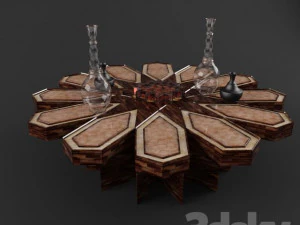 MASA KOLTUK 3D Model