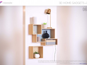 Sehpa saat 3D 模型