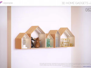 Sehpa saat 3D Модель