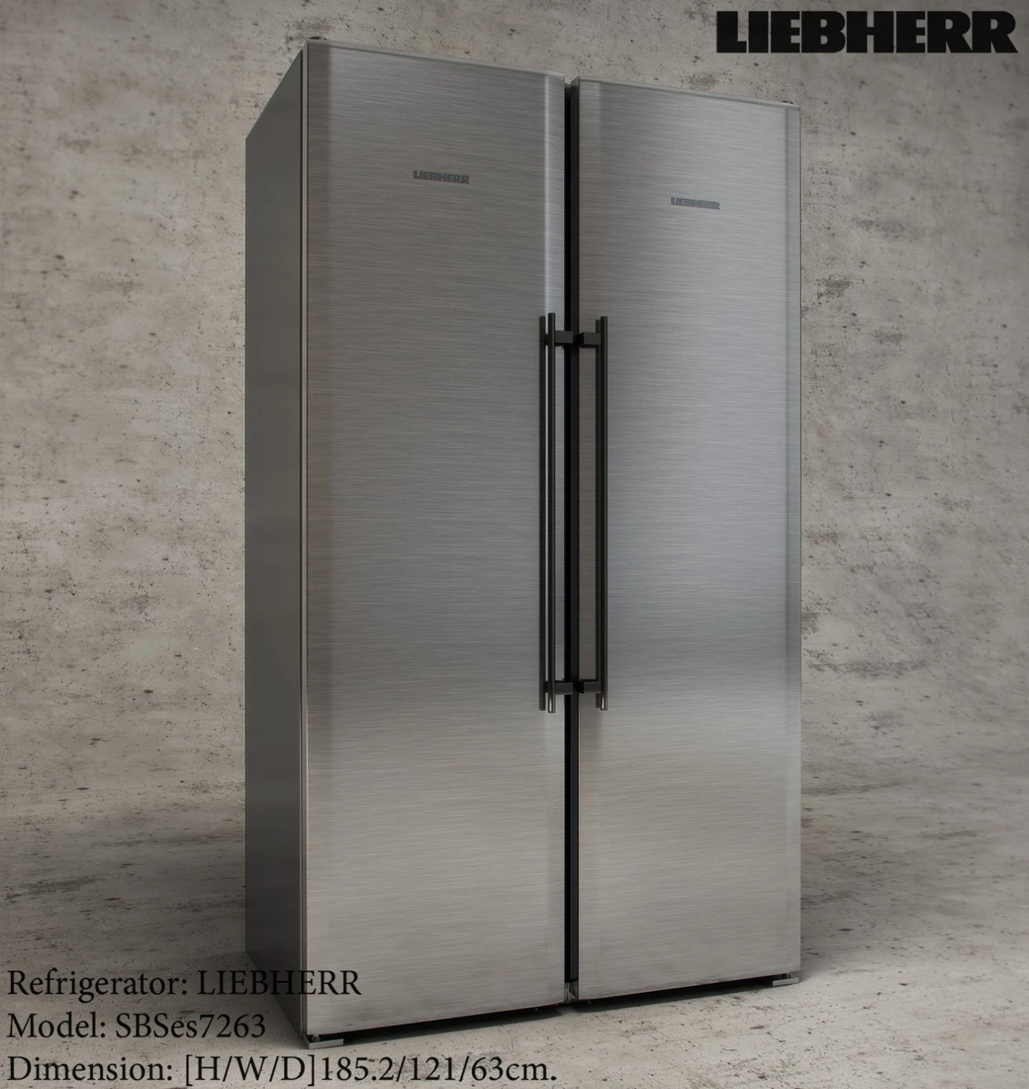 Buzdolab frn refrigerator bakery 3D Model .c4d .max .obj .3ds .fbx .stl .blend