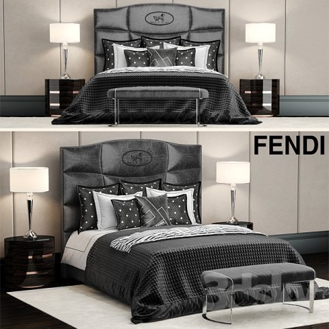 Yatak yatakodas bed beroom Model 3D .c4d .max .obj .3ds .fbx .stl .blend 