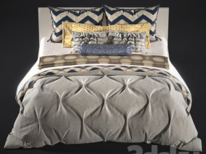 Yatak yatakodas bed beroom Model 3D