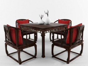 Masa sandalye table 3Dモデル