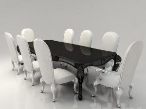 Masa sandalye table 3Dモデル