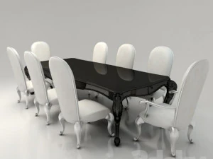 Masa sandalye table 3D Model