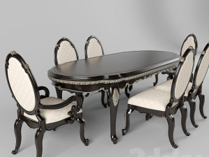Masa sandalye table 3Dモデル