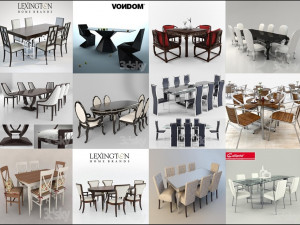 Masa sandalye table 3Dモデル