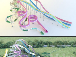 Aquapark 3D Model