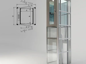 Лифт Асанср 3D Модель